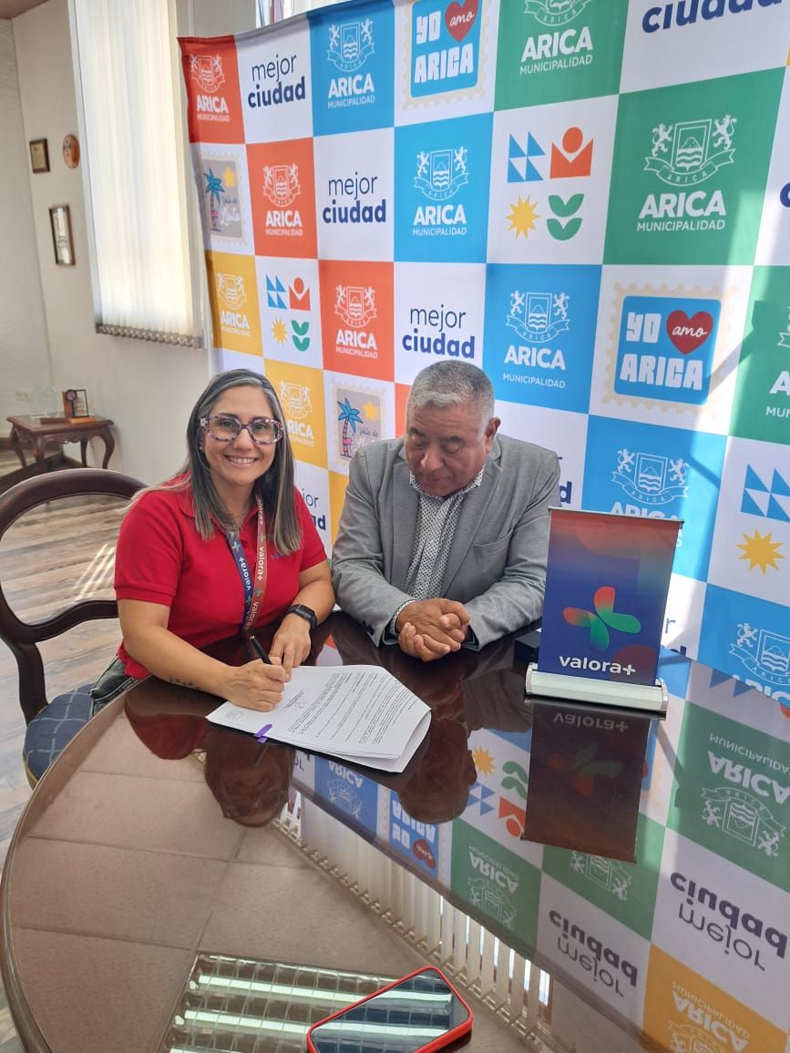Convenio con la Municipalidad de Arica Convenio con la Municipalidad de Arica